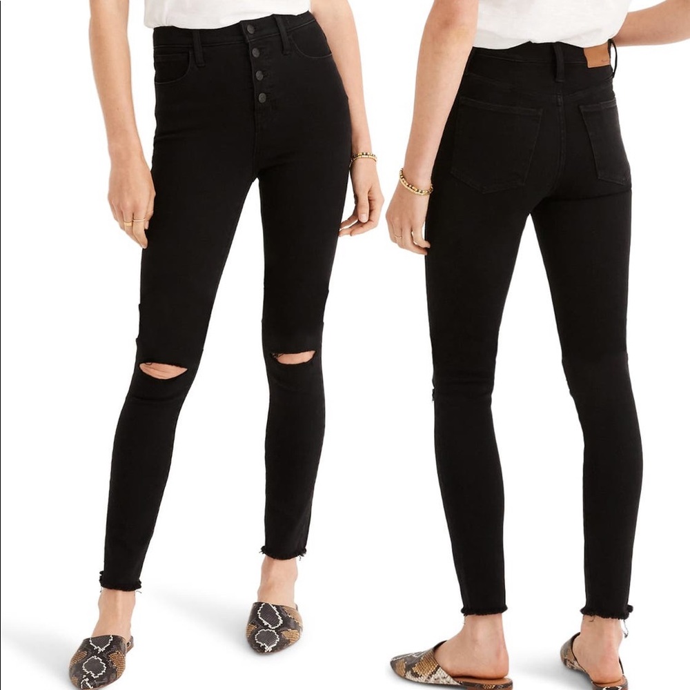 Madewell Roadtripper Button Front Jegging